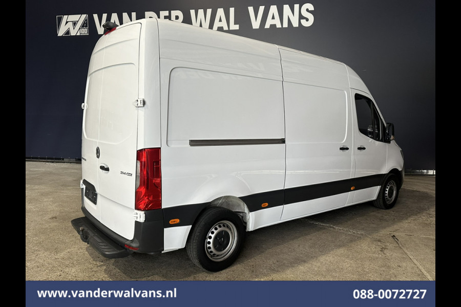Mercedes-Benz Sprinter 314 CDI 143pk L2H2 Euro6 Airco | Camera | Trekhaak | Apple Carplay Cruisecontrol, Android Auto, Stoelverwarming, 270 Graden Achterdeuren, Bijrijdersbank