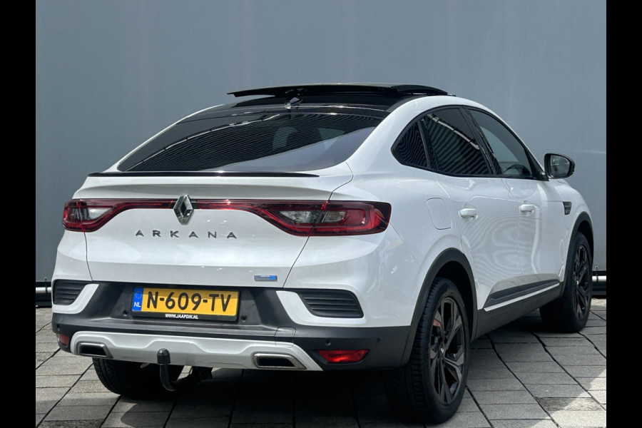 Renault Arkana BWJ 2022 | 1.6 E-Tech Hybrid 145 R.S. Line | TREKHAAK | PANO DAK | LEER | STOEL&STUUR VERW | NAVI | CLIMA | CAMERA | CARPLAY