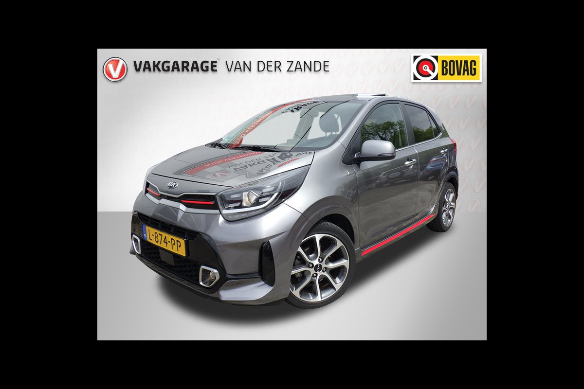 Kia Picanto 1.0 T-GDi 100PK GT-Line, Schuif/Kanteldak, Camera, Cruise, NL/NAP!