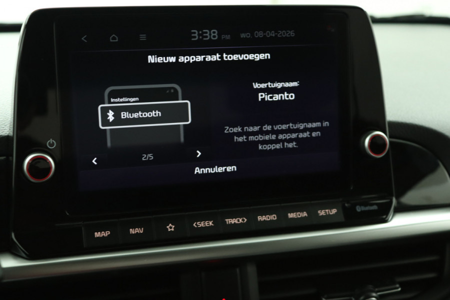 Kia Picanto 1.0 DPI DynamicPlusLine - Airco - Cruise Control - LED -Lichtmetalen Velgen 14" - Fabrieksgarantie Tot 2032