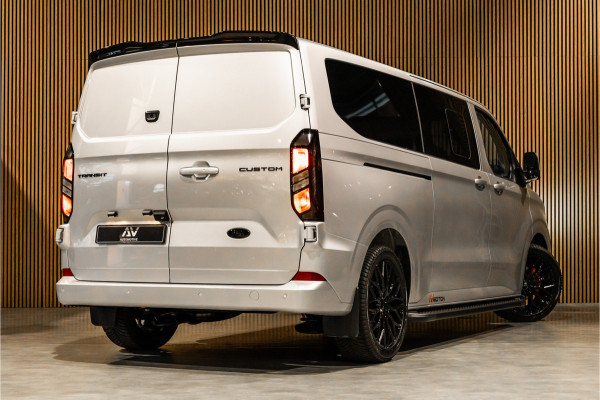 Ford Transit Custom 300 2.0 TDCI L2H1 Limited DC | BPM VRIJ | Dubbel Cabine | Elec schuifdeuren | ACC | Blind Spot | 360 Camera | CarPlay | Navigatie | Stoelverwarming | 5-Zitter | BPM Vrij