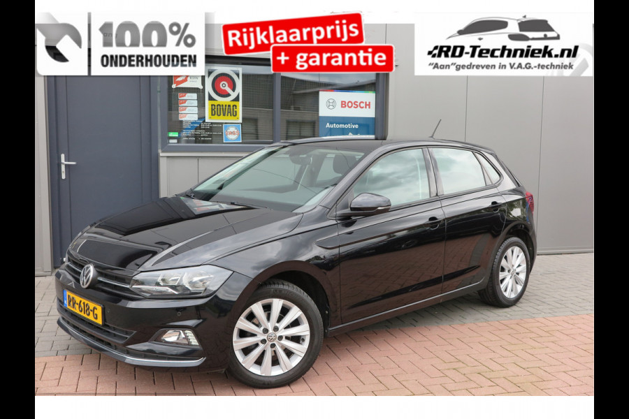 Volkswagen Polo 1.0 TSI 70kw 95pk Highline, Adaptive Cruise, PDC ,Navigatie , Stuurwiel multifuntioneel, Carplay, LMV 16", Sportstoelen,Buitenspiegels inklapbaar, etc. Complete historie bekend NL auto met NAP (recent onderhouden)