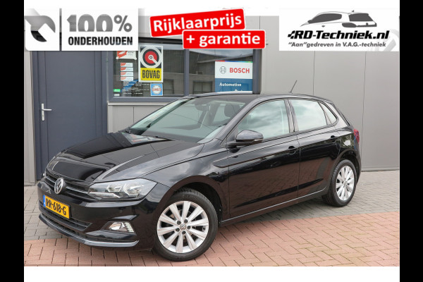Volkswagen Polo 1.0 TSI 70kw 95pk Highline, Adaptive Cruise, PDC ,Navigatie , Stuurwiel multifuntioneel, Carplay, LMV 16", Sportstoelen,Buitenspiegels inklapbaar, etc. Complete historie bekend NL auto met NAP (recent onderhouden)