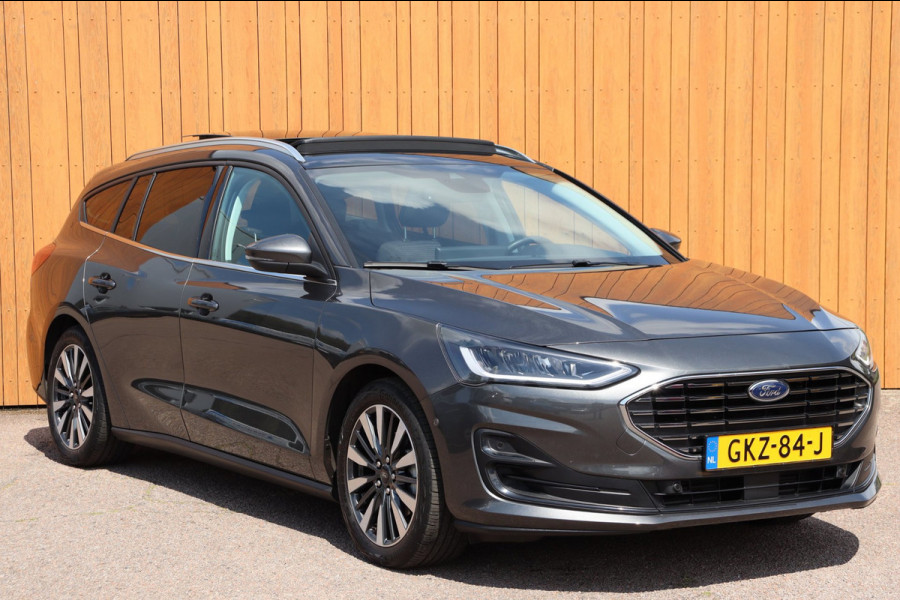 Ford FOCUS Wagon 1.0 EB Hybrid Titanium X org.NL el.schuif/pano-dak stoel/stuurverw. camera B&O Comfort/AGRstoel