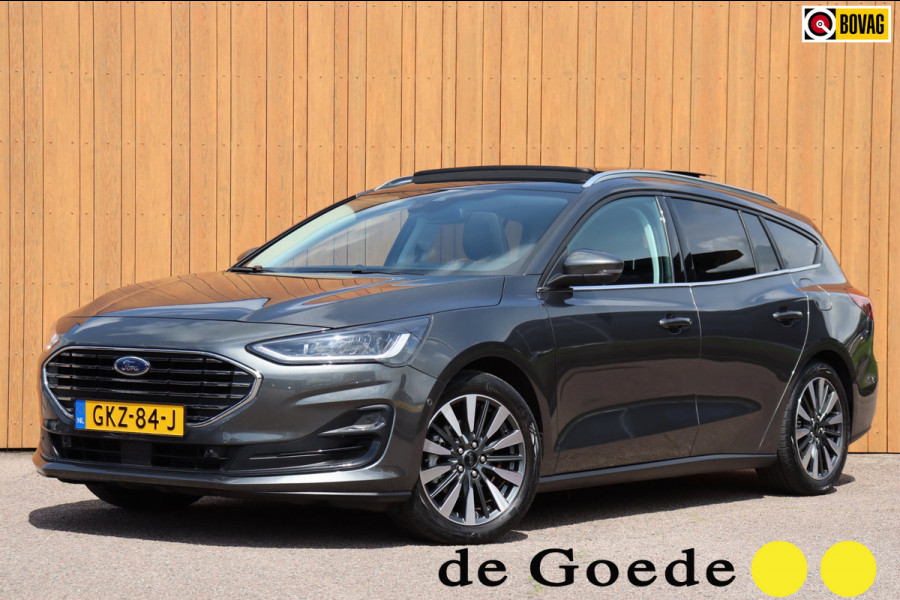 Ford FOCUS Wagon 1.0 EB Hybrid Titanium X org.NL el.schuif/pano-dak stoel/stuurverw. camera B&O Comfort/AGRstoel