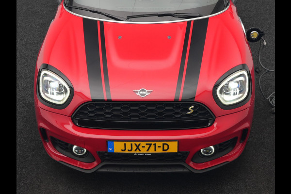 MINI Countryman Cooper S E ALL4 FACELIFT JCW PHEV 220pk Dealer O.H | Panodak | JCW Alcantara Sportstoelen Verwarmd | Head Up | Camera | Apple Carplay | Sfeerverlichting | Keyless | Virtual | Navigatie | DAB | Plug In Hybrid