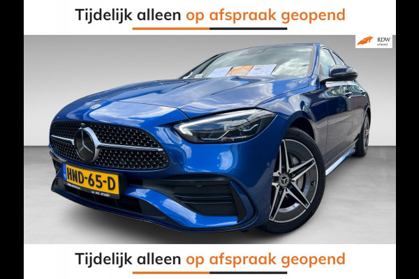 Mercedes-Benz C-Klasse 300 e AMG BLACK-LINE 313PK SOH-TEST/LUCHTVERING/PANO/V-COCKPIT/NAVI/DAB/CARPLAY/CAM///