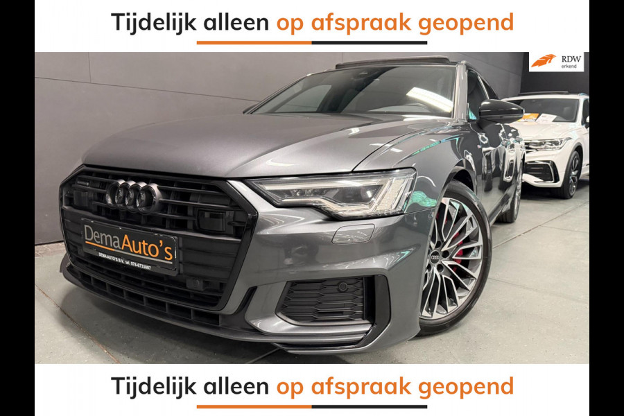 Audi A6 Avant 55 TFSI e-quattro 3X S-LINE BLACK-LINE SOH-TEST/PANO/B&O/SFEERVERL/M-STOELEN/NAVI/DAB/CARPLAY///
