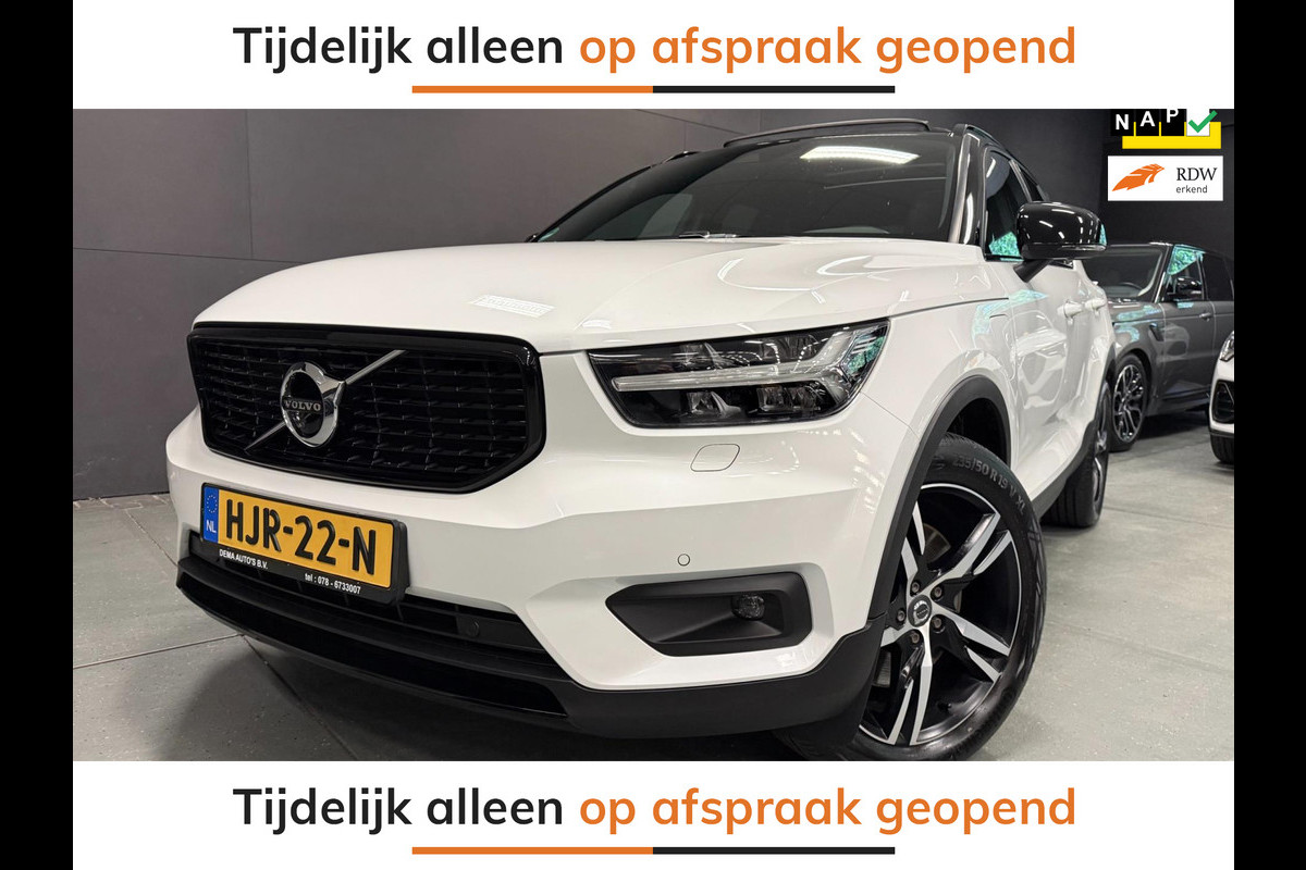 Volvo XC40 1.5 T5 Recharge R-Design 264PK SOH-TEST/ PANO/NAVI/DAB/H-KARDON/STOEL-M/ECC/PDC/CRUISE///
