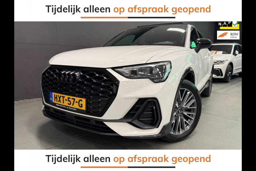 Audi Q3 Sportback 45 TFSI e 2X S-LINE BLACKLINE SOH-TEST/ PANO/NAVI/DAB/LED/ECC/PDC/CRUISE///