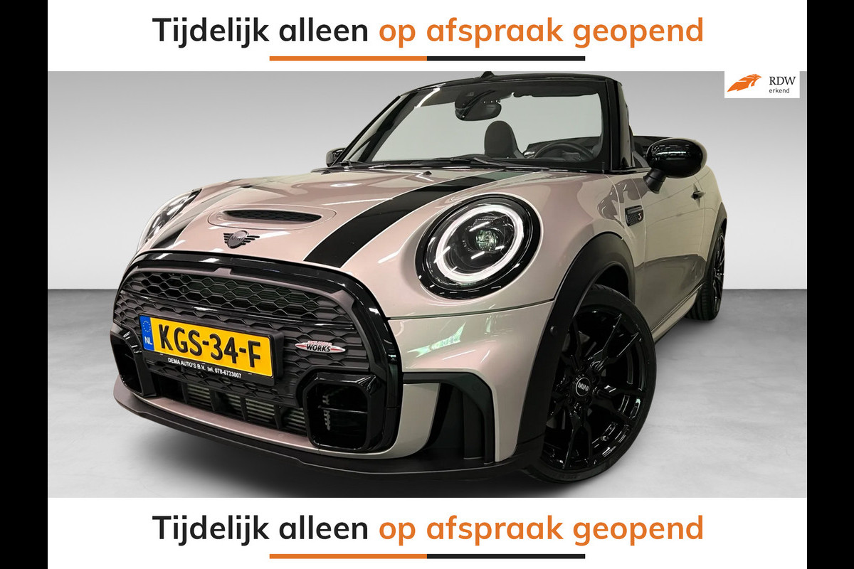 MINI Cabrio 2.0 Cooper S JCW 18'' JCW-STOELEN/NAVI/H-UP/H-KARDON/CAM/DAB/CARPLAY///