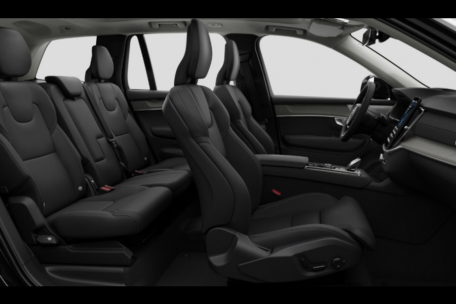 Volvo XC90 T8 406PK Automaat Plug-in AWD Ultra Dark Exec. Ed. Bowers & Wilkins / Luchtvering / Stoelventilatie / Head Up Display / 360 Camera / Massagestoelen / Elektrisch bedienbare stoelen met geheugen / Nappaleder /