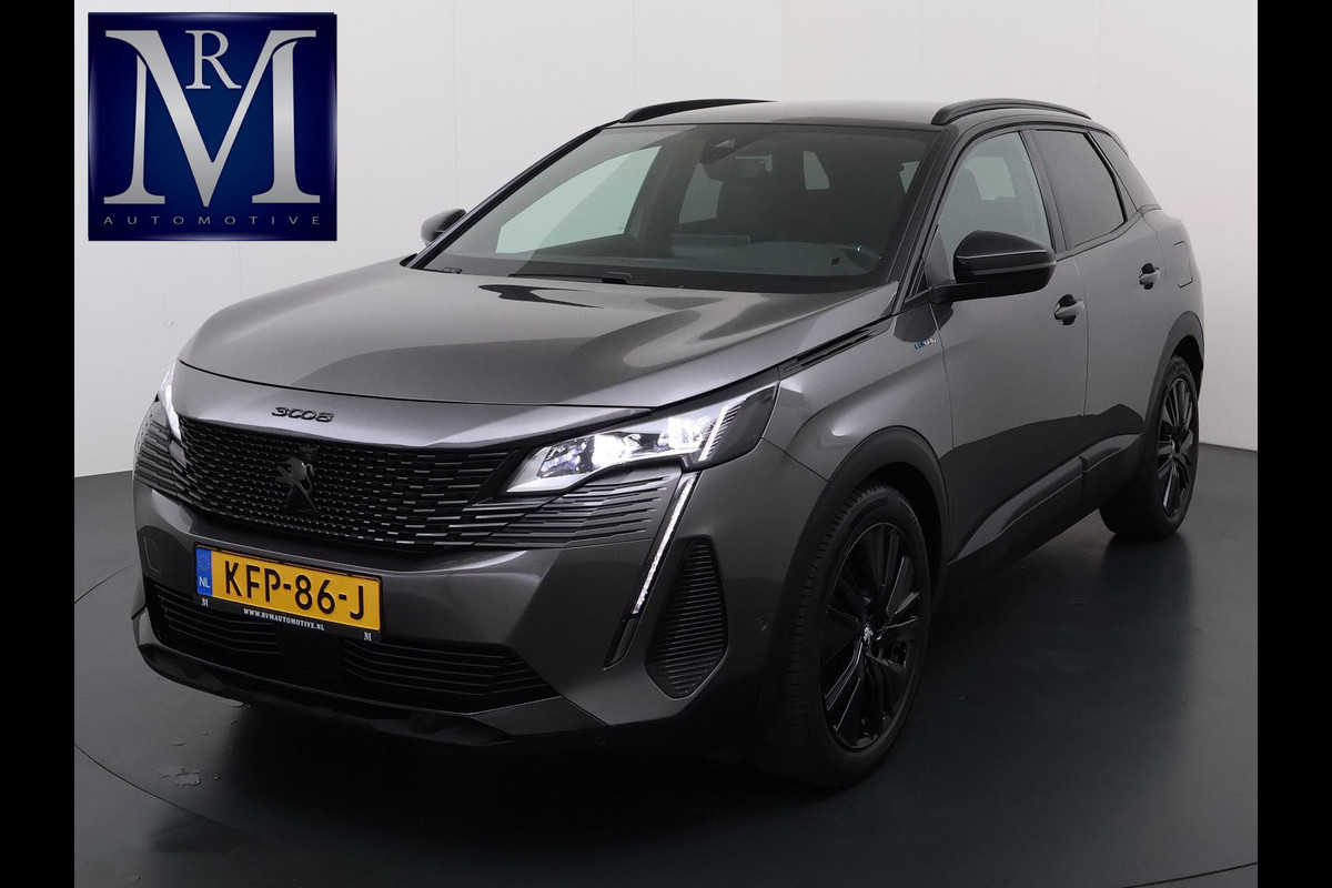 Peugeot 3008 1.6 HYbrid 225 GT Pack Business BLACK PACK | BOMVOL!! | ELKT. ACHTERKLEP | STOELVERWARMING | APPLECARPLAY | RIJKLAAR MET 12 MND BOVAG GARANTIE | ACHTERUITRIJ CAMERA | ADAP. CRUISE | DODE HOEK |