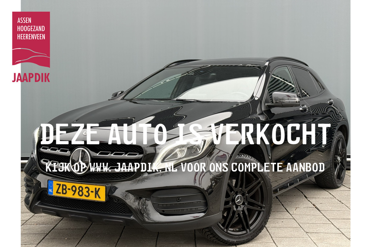 Mercedes-Benz GLA BWJ 2018 | 200 157PK Premium Plus AUTOMAAT | PANO DAK | CAMERA A | AMG-LINE | CLIMA | NAVI | STOELVERW | LEDER/ALCANTARA |