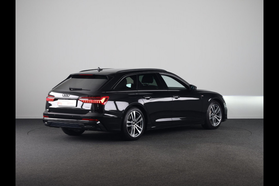 Audi A6 Avant 50 TFSI e quattro S edition Competition 299 pk S-tronic | Verlengde garantie | Navigatie | Parkeersensoren (Park assist) | Rondomzicht camera | Head-up display | Stoelverwarming v/a | S-Line |