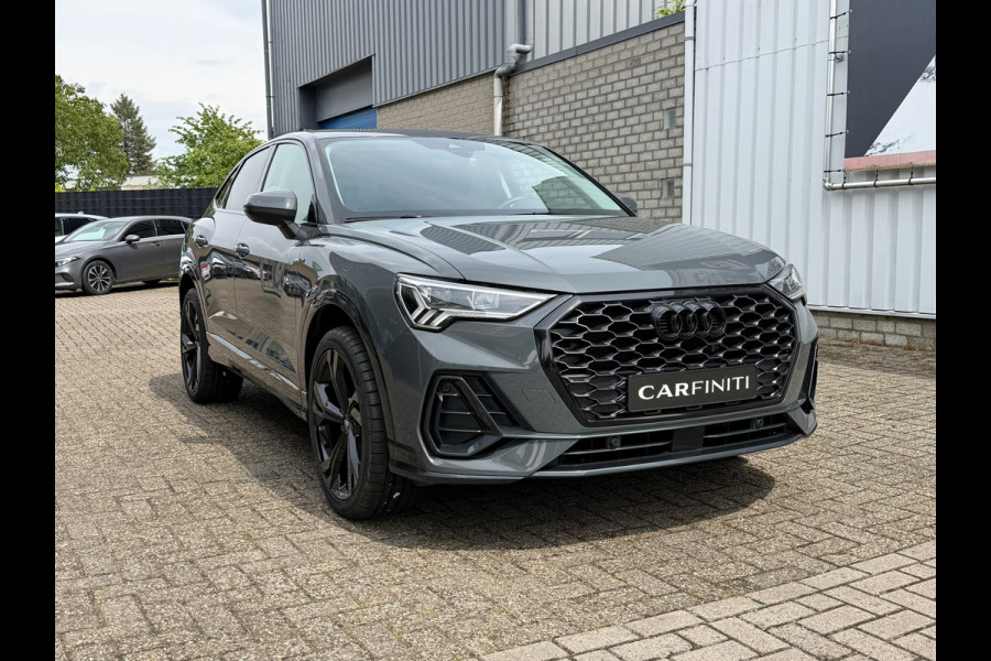 Audi Q3 Sportback 45 TFSI e S Edition 245 Pk | Navigatie | Camera | ACC | Clima | Side asist | Trekhaak | 20"Licht metaal.