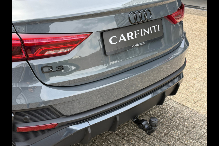 Audi Q3 Sportback 45 TFSI e S Edition 245 Pk | Navigatie | Camera | ACC | Clima | Side asist | Trekhaak | 20"Licht metaal.