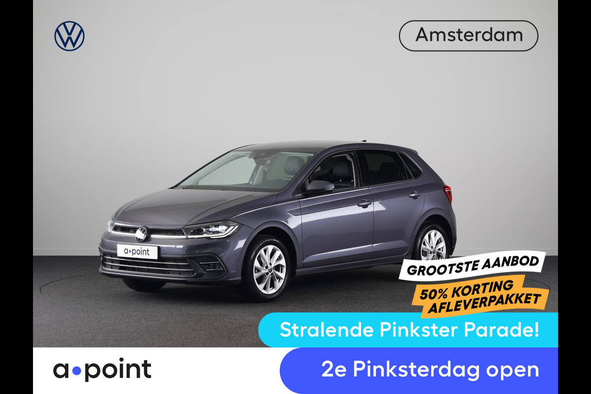 Volkswagen Polo 1.0 TSI Style 95 pk Automaat (DSG) | Navigatie  | Alcantara stoelbekleding | Parkeersensoren| Adaptieve cruise control | Stoelverwarming |