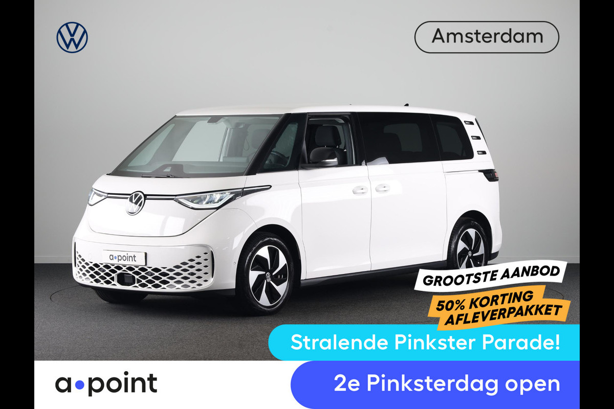 Volkswagen ID. Buzz Pro 86 kWh LWB 7p. 285PK | SOH 98% | Camera | Navigatie | 7 persoons | Extra getint glas