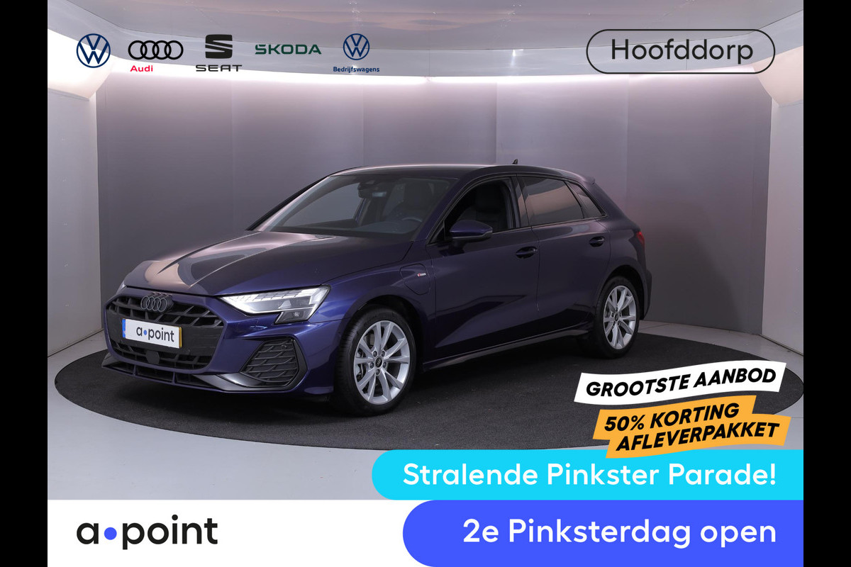 Audi A3 Sportback 40 TFSI e S edition 204 pk S-tronic | Verlengde garantie | Navigatie | Parkeersensoren (Park assist) | Achteruitrijcamera | Stoelverwarming | S-Line |