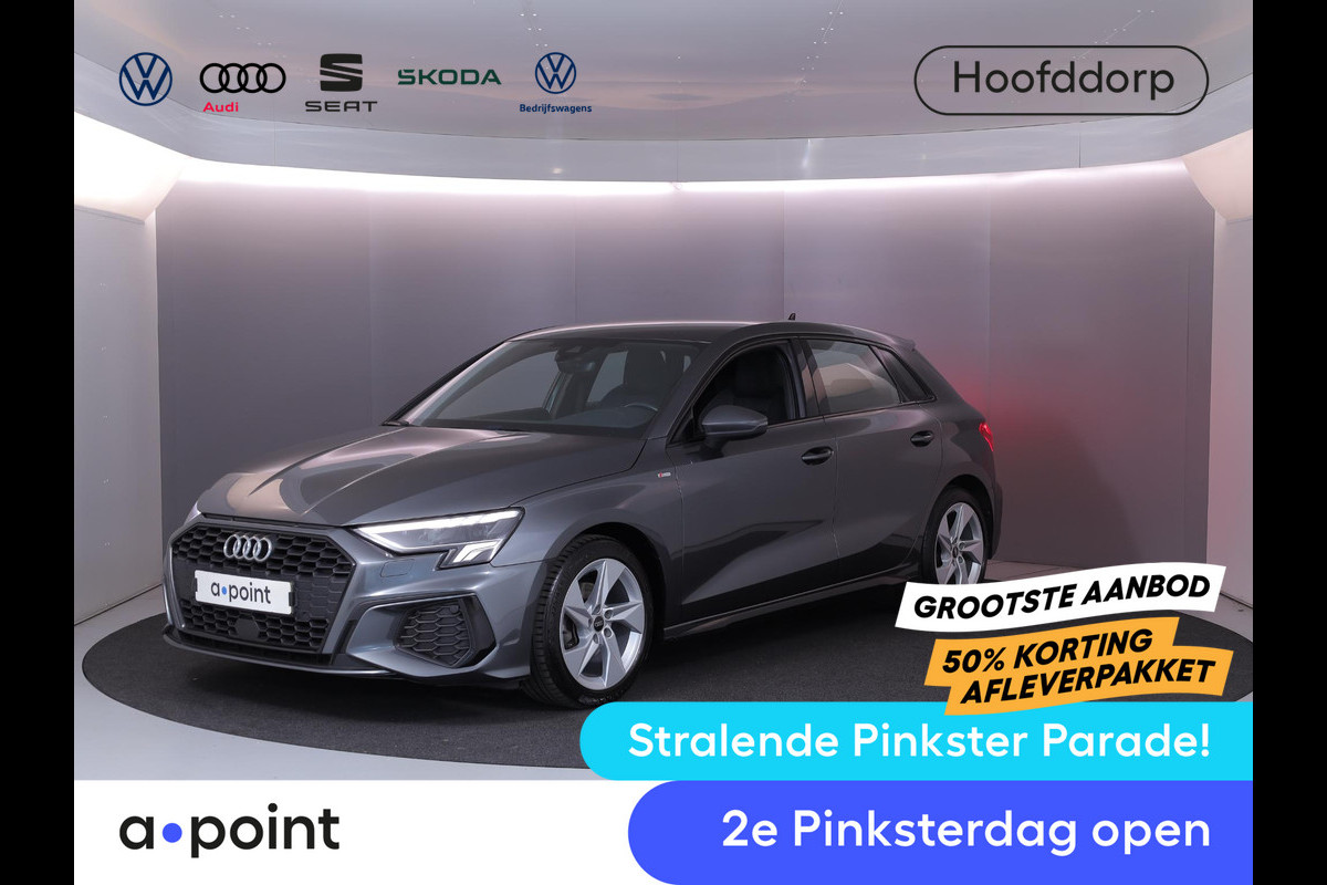 Audi A3 Sportback 30 TFSI S edition 110 pk S-tronic | Navigatie | Parkeersensoren achter | LED koplampen | Apple Carplay/Android Auto | S-Line |
