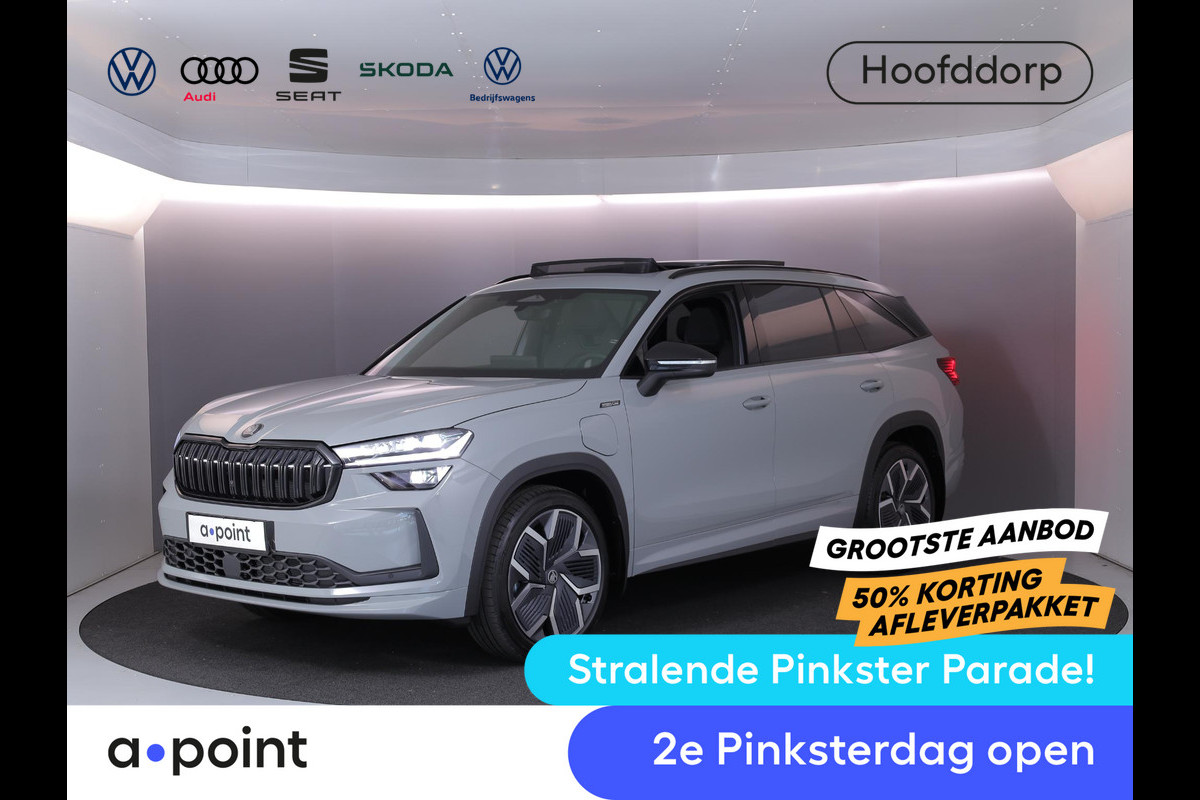 Škoda Kodiaq Sportline Business PHEV 1.5 TSI 204 pk 6 versn. DSG | Panoramadak | Trekhaak | Comfort Pakket | Winter Pakket | 20 inch lichtmetalen velgen | Verlengde garantie