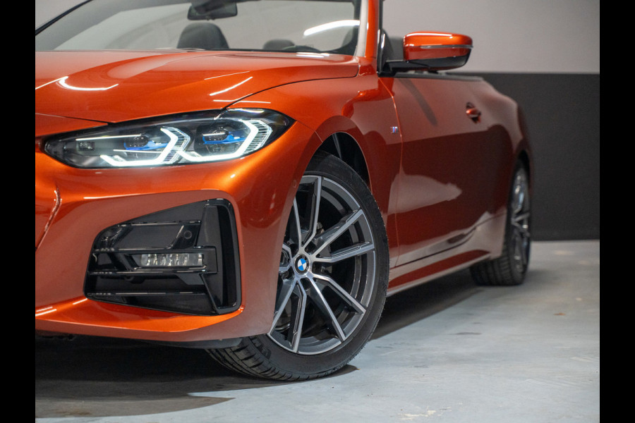 BMW 4 Serie Cabrio 420i High Executive | Sportleder | Camera | Harman | Laser | Head-up