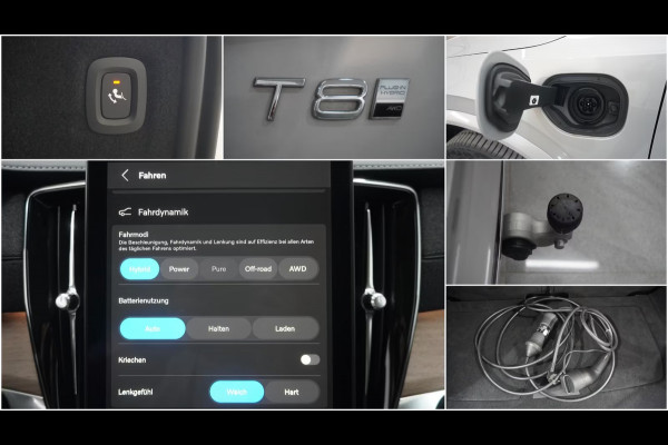 Volvo XC90 2.0 T8 Plug-in hybrid AWD Ultra Dark ** FULL OPTIONS, PANORAMA, TREKH, 21-inch LMV, H&K SOUND ** 1e EIG - UNFALLFREI ** ** INFORMEER OOK NAAR ONZE AANTREKKELIJKE FINANCIAL-LEASE TARIEVEN **