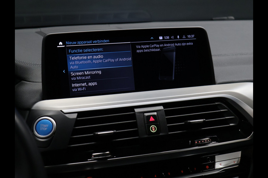 BMW iX3 Executive 80 kWh [SCHUIFKANTELDAK, ADAPTIVE CRUISE, MEMORY, APPLE CARPLAY, ANDROID, CAMERA, PDC, STOELVERWARMING, TREKHAAK, DRAADLOZE OPLADER, NIEUWSTAAT]