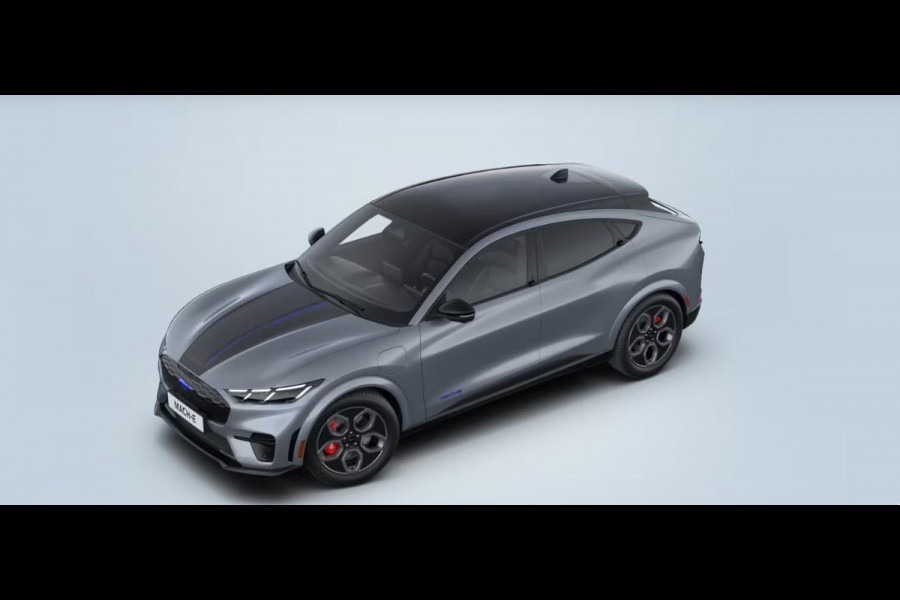 Ford Mustang Mach-E GT Extended AWD 91 kWh | Voorraad | Mustang Mach-E California Special | Panoramadak (vast) en warmtewerende voorruit | Glacier Grey (Premium Metallic)