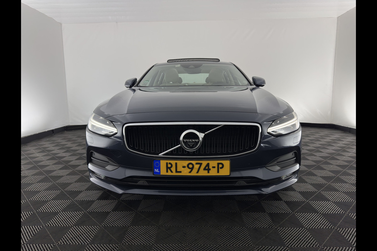 Volvo S90 2.0 D4 Momentum Aut. *PANO | HEAD-UP | ADAPTIVE-CRUISE | LEATHER | FULL-LED | TOP-VIEW | BLINDSPOT | HEATED-SPORTSEATS | DIGI-COCKPIT | NAVI-FULLMAP | ECC | PDC | 18''ALU*