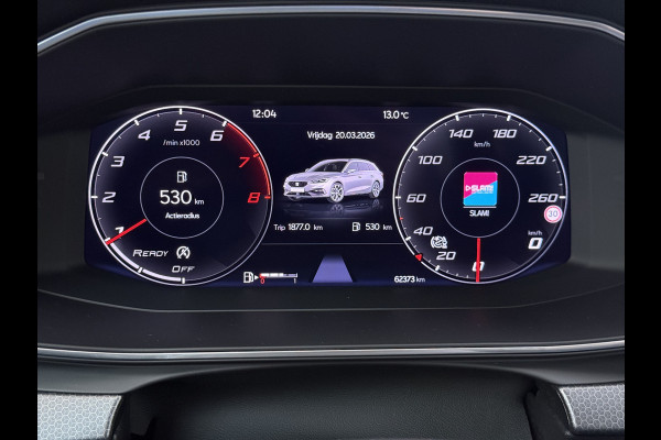 Seat Leon Sportstourer 1.5T 131pk *Nieuw Model* Trekhaak Camera Adaptive-Cruise Navi Ecc Virtual Cockpit Apple Carplay/Android Auto Pdc St Lmv Led DAB Keyless Isofix Front assist Regensensor Bluetooth Rijstrooksensor 1e Eigenaar Origineel Nederlandse Auto