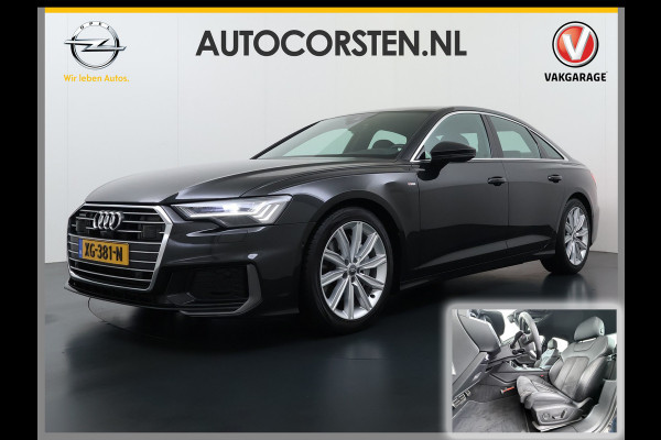 Audi A6 Limousine 50TDI Diesel 286pk Quattro Hybride S-Line Sport Leer/Alcantara Adap.Cruise 360°Camera Bang&Olufsen® Navi Ecc Elek.Stoe Apple Carplay Android Auto DAB Stoelverwarming Matrix-Led Dynamisch Achterlicht Lmv Origineel Nederlandse Auto