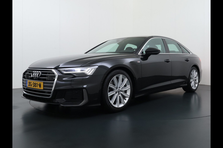 Audi A6 Limousine 50TDI Diesel 286pk Quattro Hybride S-Line Sport Leer/Alcantara Adap.Cruise 360°Camera Bang&Olufsen® Navi Ecc Elek.Stoe Apple Carplay Android Auto DAB Stoelverwarming Matrix-Led Dynamisch Achterlicht Lmv Origineel Nederlandse Auto
