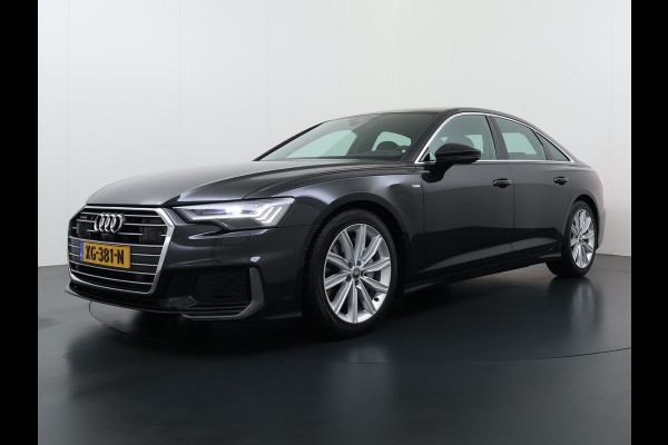 Audi A6 Limousine 50TDI Diesel 286pk Quattro Hybride S-Line Sport Leer/Alcantara Adap.Cruise 360°Camera Bang&Olufsen® Navi Ecc Elek.Stoe Apple Carplay Android Auto DAB Stoelverwarming Matrix-Led Dynamisch Achterlicht Lmv Origineel Nederlandse Auto