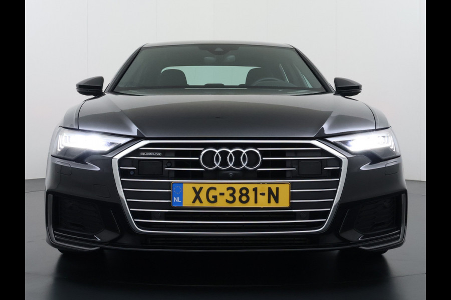 Audi A6 Limousine 50TDI Diesel 286pk Quattro Hybride S-Line Sport Leer/Alcantara Adap.Cruise 360°Camera Bang&Olufsen® Navi Ecc Elek.Stoe Apple Carplay Android Auto DAB Stoelverwarming Matrix-Led Dynamisch Achterlicht Lmv Origineel Nederlandse Auto