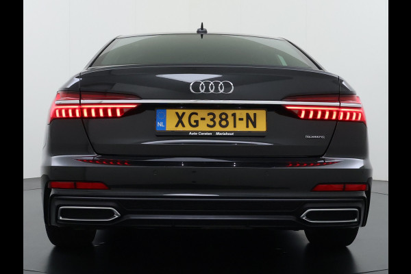 Audi A6 Limousine 50TDI Diesel 286pk Quattro Hybride S-Line Sport Leer/Alcantara Adap.Cruise 360°Camera Bang&Olufsen® Navi Ecc Elek.Stoe Apple Carplay Android Auto DAB Stoelverwarming Matrix-Led Dynamisch Achterlicht Lmv Origineel Nederlandse Auto