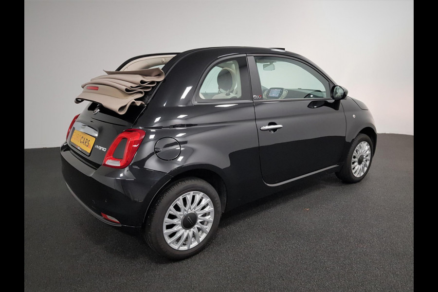 Fiat 500C 1.0 Hybrid Lounge + Navigatie Climate Control Cruise Control DAB Parkeer Sensoren Lichtmetalen velgen