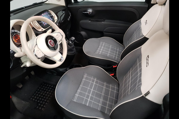 Fiat 500C 1.0 Hybrid Lounge + Navigatie Climate Control Cruise Control DAB Parkeer Sensoren Lichtmetalen velgen