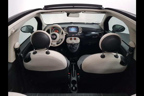 Fiat 500C 1.0 Hybrid Lounge + Navigatie Climate Control Cruise Control DAB Parkeer Sensoren Lichtmetalen velgen