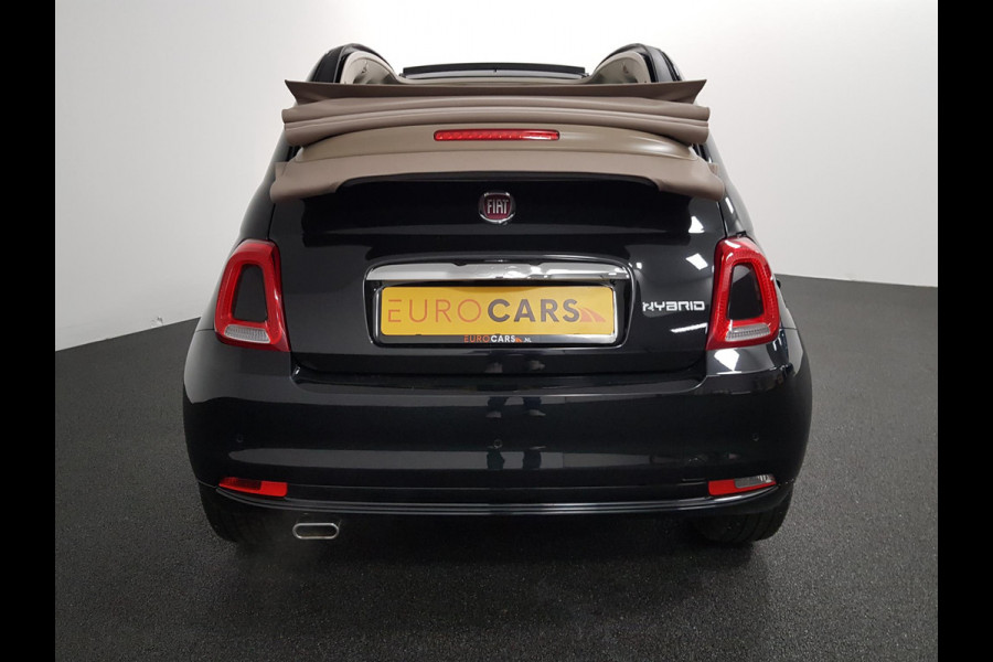 Fiat 500C 1.0 Hybrid Lounge + Navigatie Climate Control Cruise Control DAB Parkeer Sensoren Lichtmetalen velgen