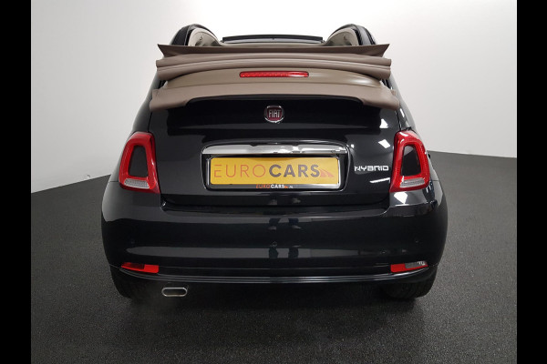 Fiat 500C 1.0 Hybrid Lounge + Navigatie Climate Control Cruise Control DAB Parkeer Sensoren Lichtmetalen velgen