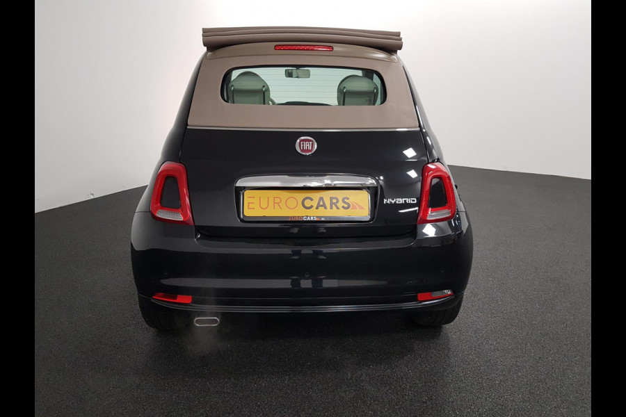 Fiat 500C 1.0 Hybrid Lounge + Navigatie Climate Control Cruise Control DAB Parkeer Sensoren Lichtmetalen velgen