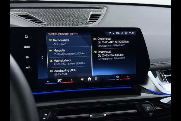 BMW X1 xDrive25e PHEV Hybrid 245pk Automaat Trekhaak Leder Sportstoelen 4WD Adap.Cruise Camera Navi Dual-Ecc ParkAssist Pdc Apple Carpl Lmv Elek.Achterklep Connect Drive Isofix DAB Led Regen-Lichtsensor Lane Assist Wifi AWD 1.700KG Trekgewicht 1e Eigenaar Dealeronderhouden Origineel Nederlandse Auto