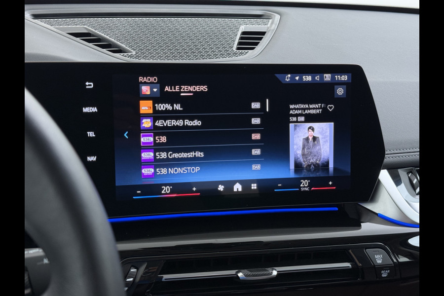 BMW X1 xDrive25e PHEV Hybrid 245pk Automaat Trekhaak Leder Sportstoelen 4WD Adap.Cruise Camera Navi Dual-Ecc ParkAssist Pdc Apple Carpl Lmv Elek.Achterklep Connect Drive Isofix DAB Led Regen-Lichtsensor Lane Assist Wifi AWD 1.700KG Trekgewicht 1e Eigenaar Dealeronderhouden Origineel Nederlandse Auto