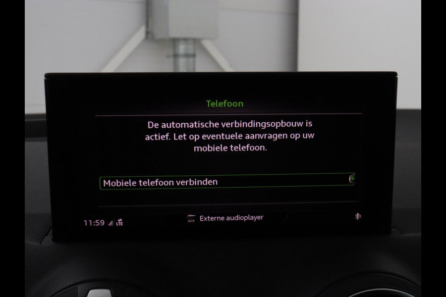 Audi Q2 1.4 TFSI Sport Pro Line S | Stoelverwarming | Carplay | Virtual Cockpit | Navigatie | Parkeerhulp | Full LED | Climate control | 18'' | Cruise control | Bluetooth | S Line