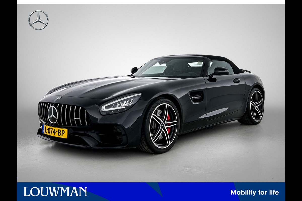 Mercedes-Benz AMG GT Roadster 4.0 Premium | 476 pk | V8 | Airscarf | Distronic | AMG sportuitlaat inschakelbaar | Car Play | Inclusief 12 Maanden Garantie.