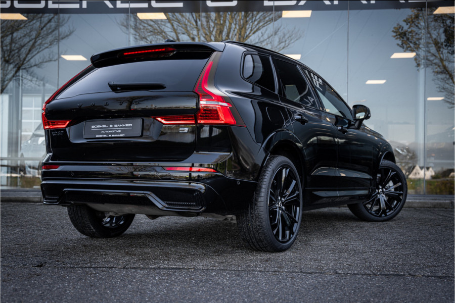 Volvo XC60 T6 Recharge Ultimate Black Edition ** Leer ** B&W ** Four-C luchtvering ** Trekhaak