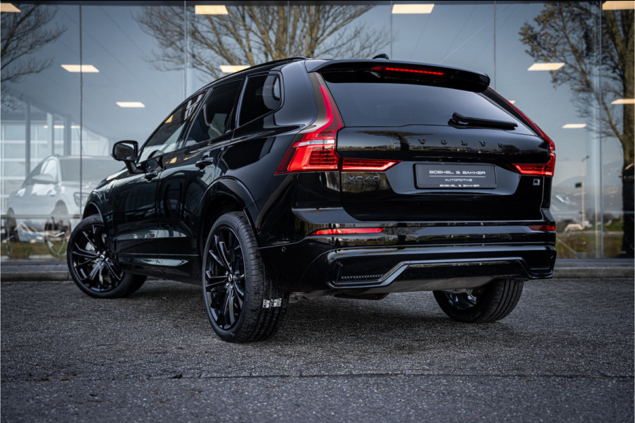 Volvo XC60 T6 Recharge Ultimate Black Edition ** Leer ** B&W ** Four-C luchtvering ** Trekhaak