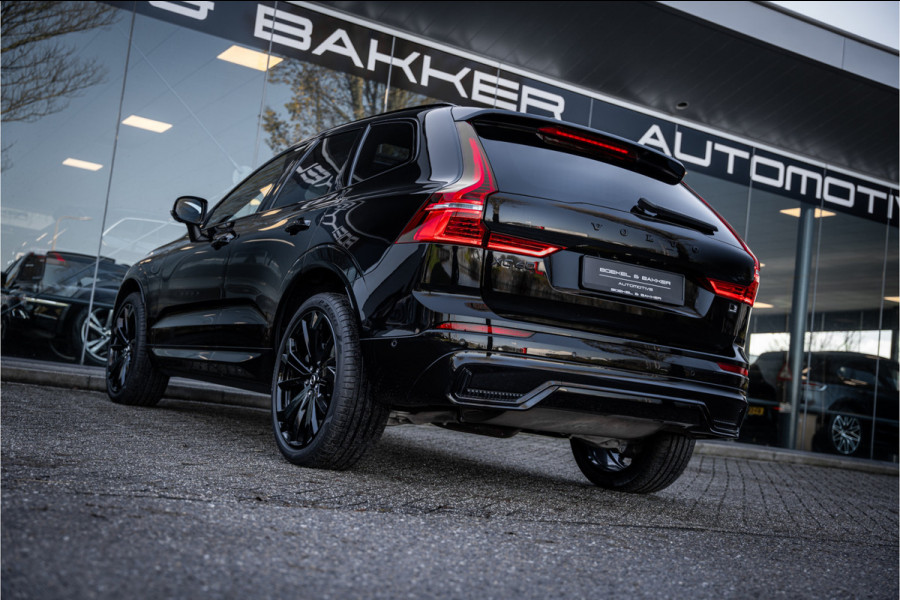 Volvo XC60 T6 Recharge Ultimate Black Edition ** Leer ** B&W ** Four-C luchtvering ** Trekhaak